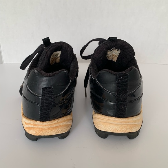 Rawlings Baseball Cleats Lace Up Black Boys Size 5 - Picture 3 of 16